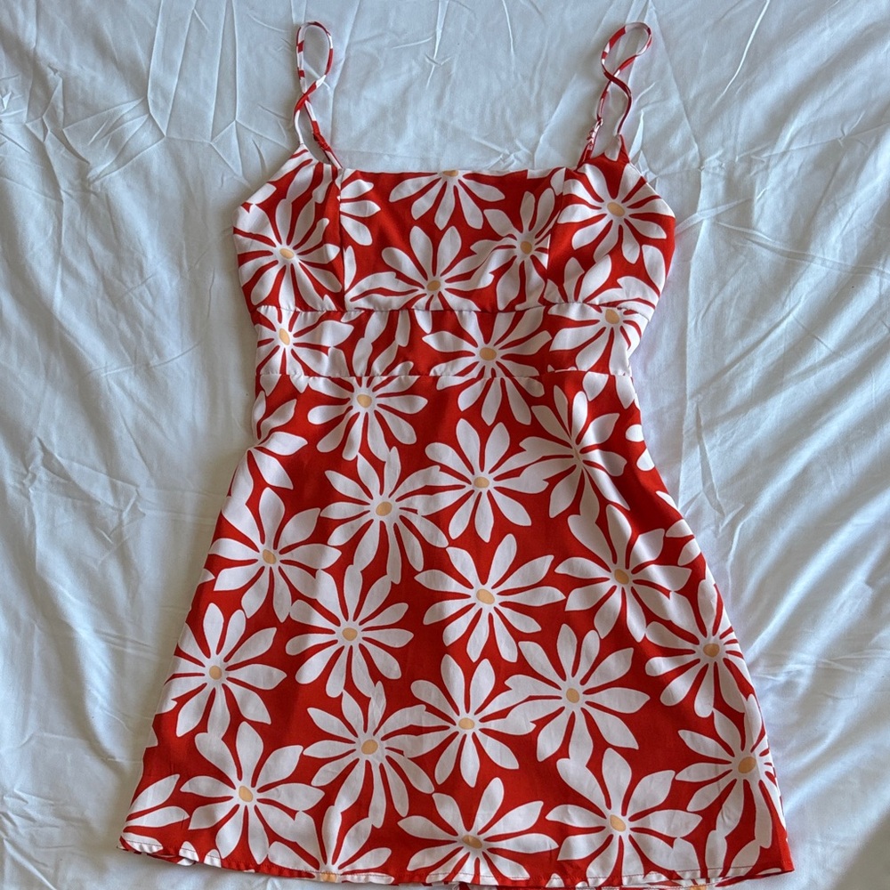 Forever 21 Red and White Dress